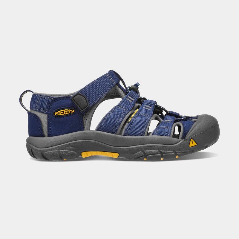 Sandalias Keen Newport H2 Para Niños Azul Marino/Grises - Sandalias Keen Mexico (814752-ARL)